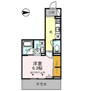 パラディAY【1階】の間取り