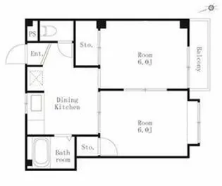 コーポ葵A棟【3階】の間取り