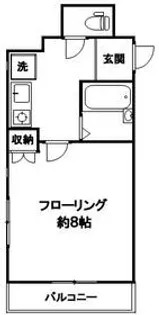 アメニティ松江壱号館【3階】の間取り