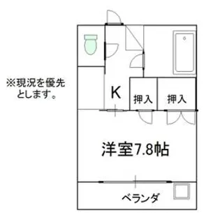 メゾン・ド・春日【203号室】の間取り
