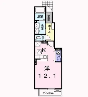 スターヴィレッジE【1階】の間取り