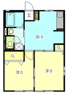 ジュネス【1階】の間取り