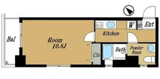 ヴェローナ白金【1階】の間取り