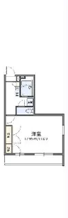 レオパレス杜の家【201号室】の間取り
