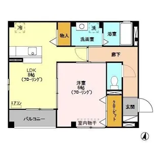 サンボナール【2階】の間取り