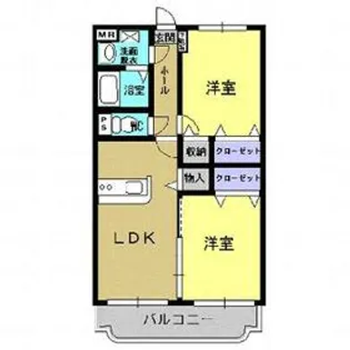 ユーミーRisa【3階】の間取り