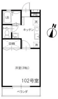 ブルージェ・アベ和光Ⅰ【1階】の間取り