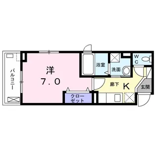 トロトワール【3階】の間取り