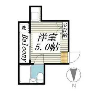 フラット中野【3階】の間取り