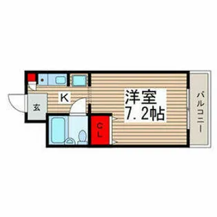 フレゾン八柱【5階】の間取り