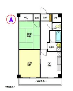 パレス鶴見【302号室】の間取り