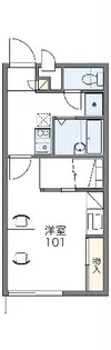 レオパレス鈴木第2【1階】の間取り