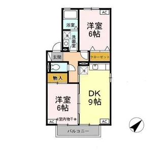 明香音館【2階】の間取り