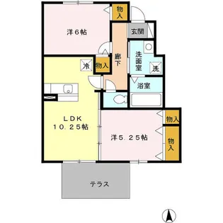 ティンカーベル【1階】の間取り