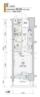 メインステージ横浜【7階】の間取り