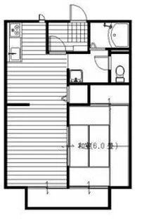 サンライフ M【1階】の間取り