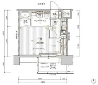 メインステージ東日暮里【9階】の間取り