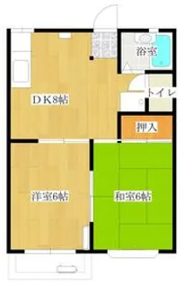 パラグレイスⅡ【2階】の間取り