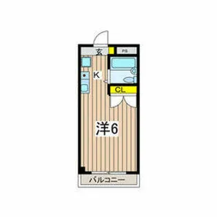 ポートヒルⅡ【3階】の間取り