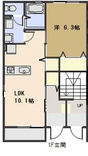 ビエントデルソル Ⅱ【1階】の間取り