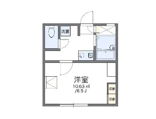 レオパレス美好町TRH【1階】の間取り