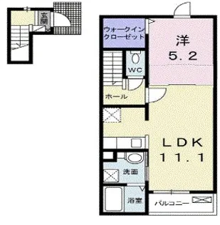 ハイム クレナイ【2階】の間取り