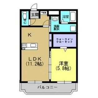 Glanz A【4階】の間取り