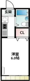 レーベンハイムB【2階】の間取り