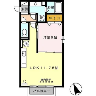 クレストヒルズ A棟【2階】の間取り