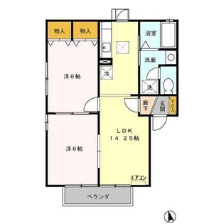 レグルス A【1階】の間取り