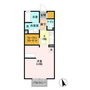 グランウィット【1階】の間取り