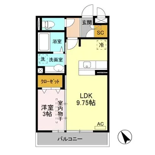 アーティストリー【3階】の間取り