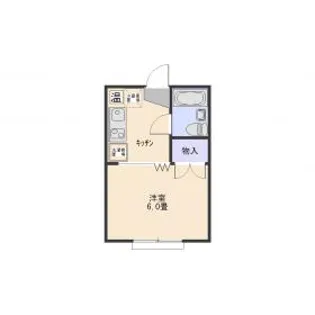 コーポ泉【12号室】の間取り