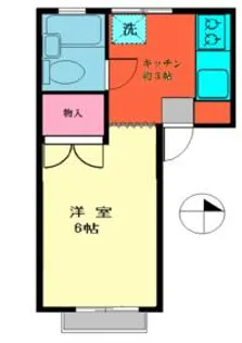 ハイムオリハラ【1階】の間取り