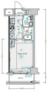 フュージョナル東墨田【2階】の間取り