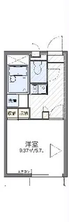 レオパレスサニーサイドL【106号室】の間取り