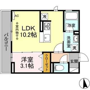 アーバンプレイス【2階】の間取り