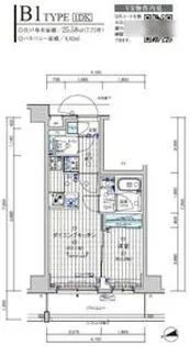 メインステージ川口リンクス【3階】の間取り