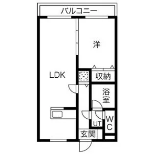 ロワールレジデンス7番館【2階】の間取り