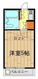 リバレッジイブ【2階】の間取り