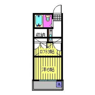 ロフトメゾン敷地【104号室】の間取り