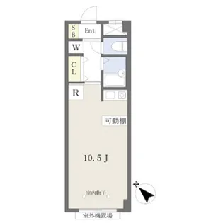 リュシャール【307号室】の間取り