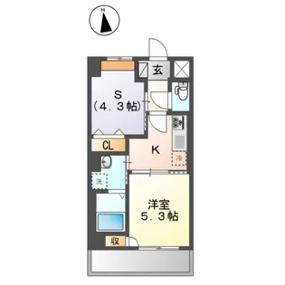 ラ・ヴィスタ墨田【1階】の間取り