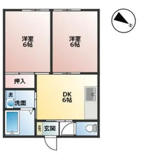 東和開発第三ハイツ【203号室】の間取り