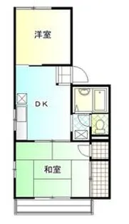 北コーポラス【2階】の間取り