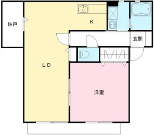 コンフォール【1階】の間取り