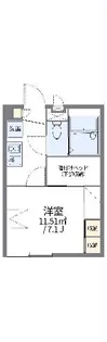 レオパレスマカービルシャナ【206号室】の間取り
