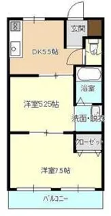 コーエー幸【101号室】の間取り