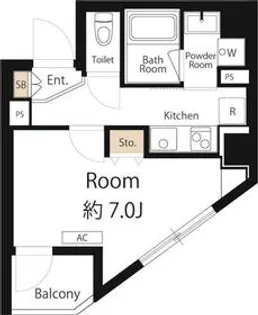 HY’s flat 糀谷【4階】の間取り