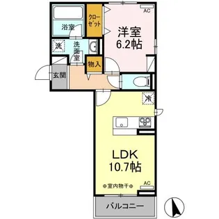 ラナンキュラス【2階】の間取り
